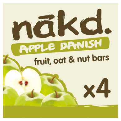 Nakd Apple Danish Bar 4X30g Mpk