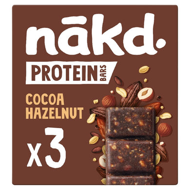 Nakd Protein Bars Cocoa Hazelnut 3 X 45G