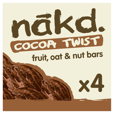 Nakd Cocoa Twist Bar 4X30g