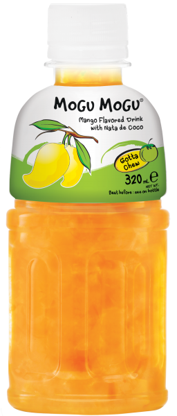 Mogu Mogu Mango Flavored Drink With Nata De Coco