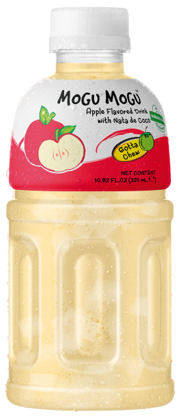 Mogu Mogu Apple Flavored Drink With Nata De Coco