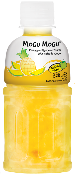 Mogu Mogu Pineapple Flavored Drink With Nata De Coco