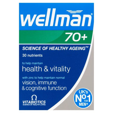 Vitabiotics Wellman 70+ Tablets X30