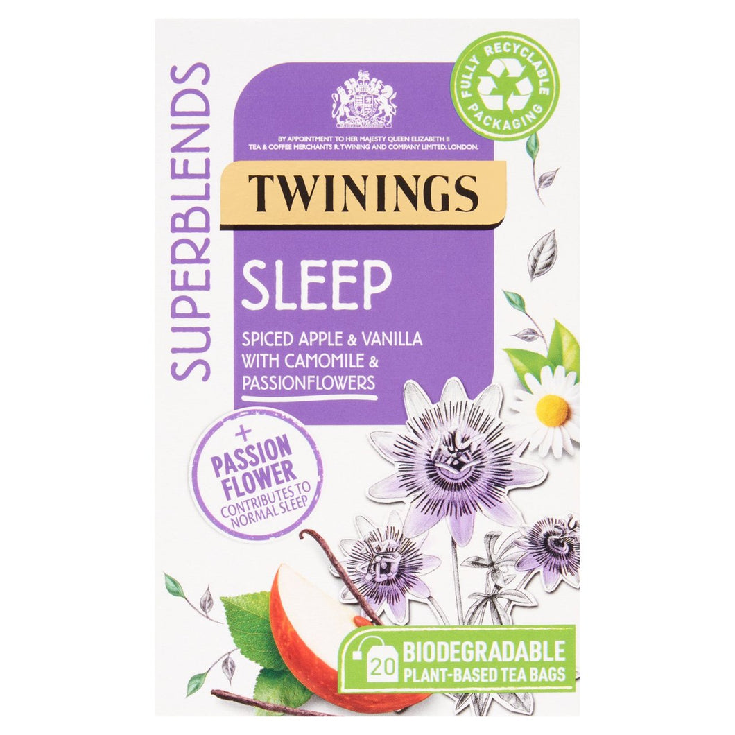 Twinings Superblends Sleep 20 Single Tea Bags 30g
