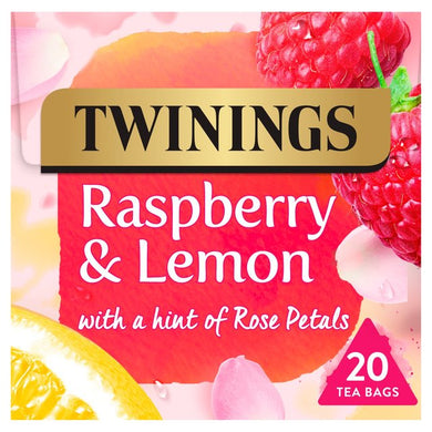 Twinings Raspberry & Lemon 20 Tea Bags 40g