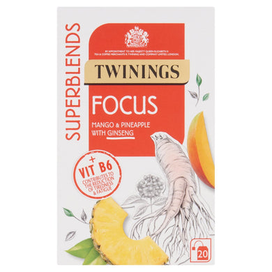 Twinings Superblends Focus 20 Tea Bags 30g