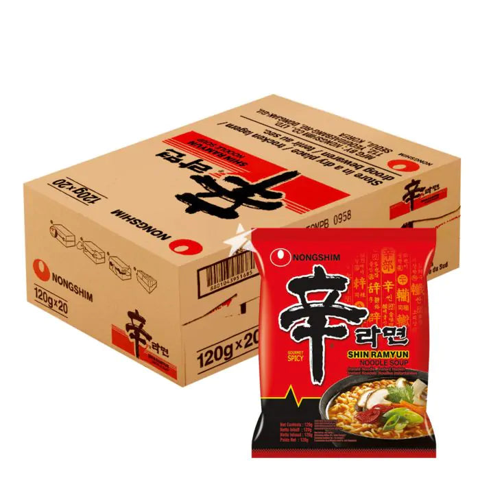 Nongshim Shin Ramyun 120g (Pack Of 20)