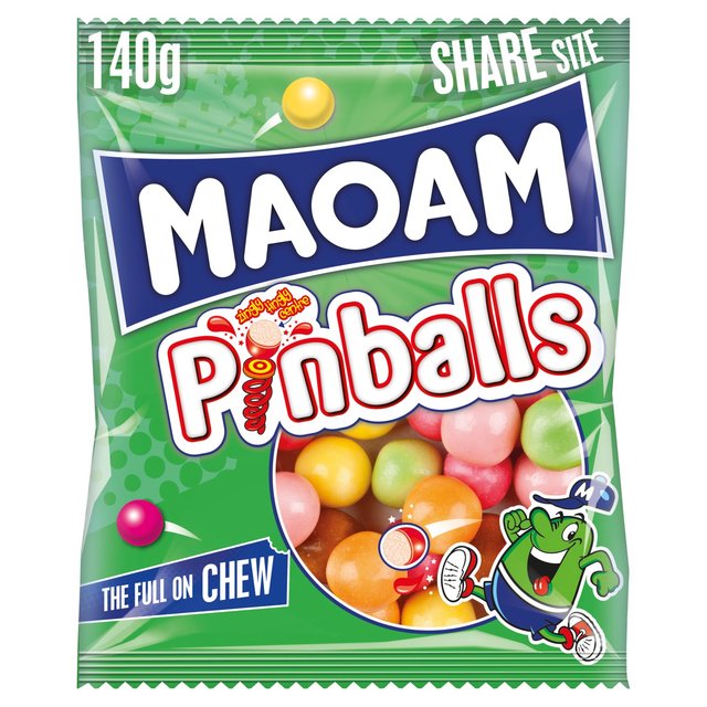 Maoam Pinballs Sweets Share Bag 140g