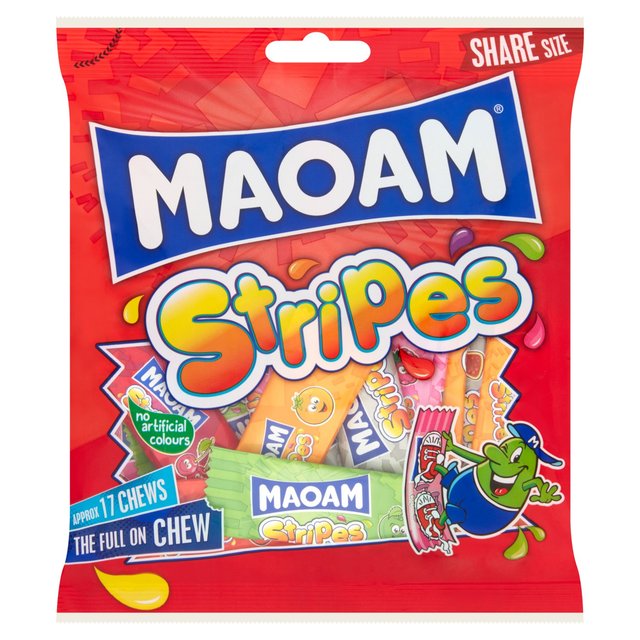 Maoam Stripes Sweets Share Bag 140g