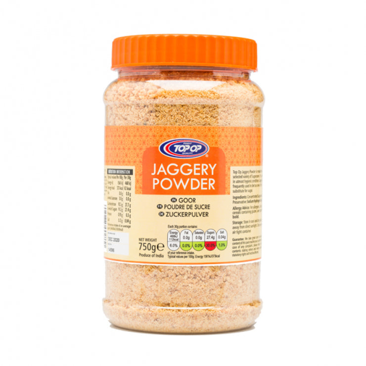 Top op JAGGERY POWDER 750G KOLHAPURI UNREFINED CANE SUGAR( Bheli ) in Jar (गुड़, कोल्हापुर)
