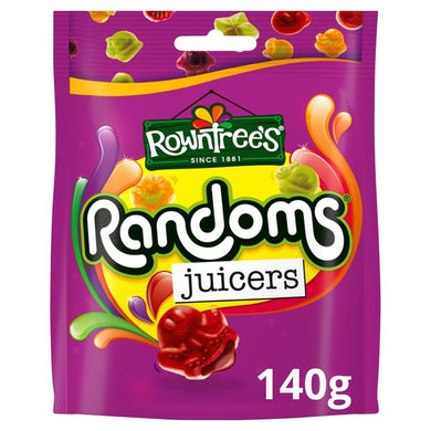 Rowntree's Randoms Juicers Sweets Sharing Pouch 140g