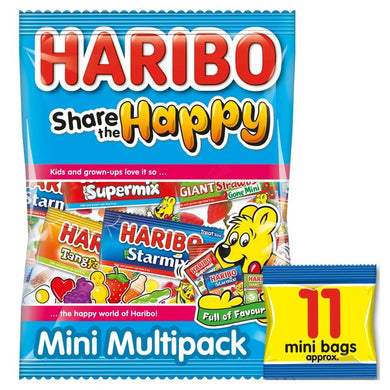 Haribo Share The Happy 11 Mini Bags Sweets Multipack