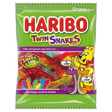Haribo Twin Snakes Share Size 175g