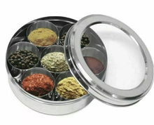 Spices Dabba | Spice Box/Masala Dabba with 7 Comparments Size 12