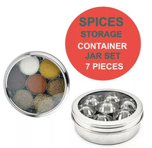Spices Dabba | Spice Box/Masala Dabba with 7 Comparments Size 12