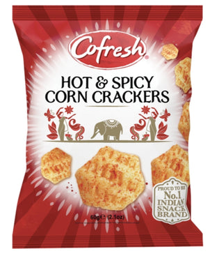 Cofresh Hot & Spicy Corn Crackers 60G