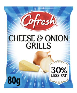 Cofresh Cheese & Onion Flavour Potato Grills 80G