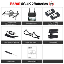 Eachine E520S E520 GPS FOLLOW ME WIFI FPV Quadcopter With 4K/1080P HD Wide Angle Camera Foldable Altitude Hold Durable RC Drone