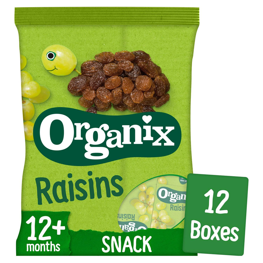 Organix Raisins 12 X 14G