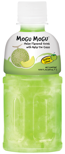 Mogu Mogu Melon Flavored Drink With Nata De Coco