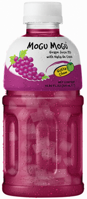 Mogu Mogu Grape Flavored Drink With Nata De Coco