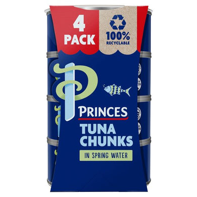 Princes Tuna Chunks In Spring Water 4X145g
