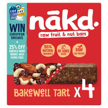 Nakd Bakwell Tart Bars 4 Pack 140G