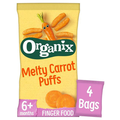 Organix Melty Carrot Puffs Multipack 4X18g