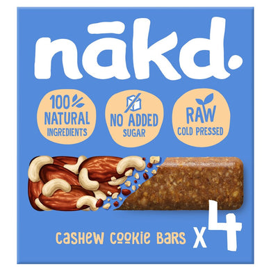 Nakd Cashew Cookie Bars 4 Pack 140G