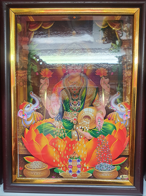 Laxmi Mata  God Photo Frame 7x8 inch for Dipawali