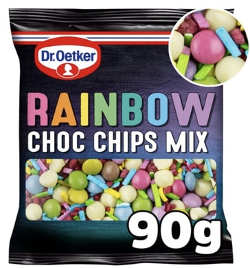 Dr. Oetker Rainbow Chocolate Chips Mix 90G