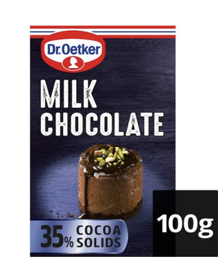 Dr. Oetker Milk Chocolate 35% Cocoa 100G