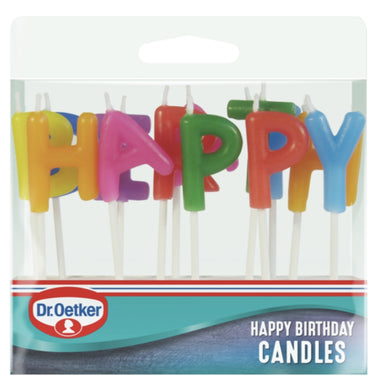Dr Oetker Happy Birthday Candles