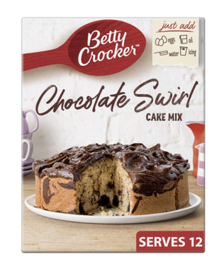 Betty Crocker Chocolate Swirl Cake Mix 425G