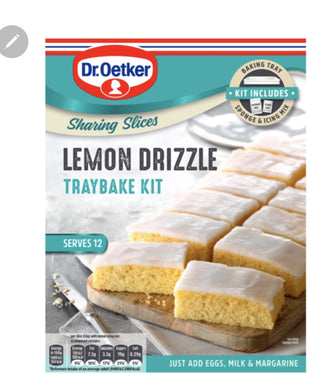 Dr Oetker Lemon Drizzle Traybake Kit 375G