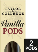 Taylor & Colledge Vanilla Pods 2 Pack