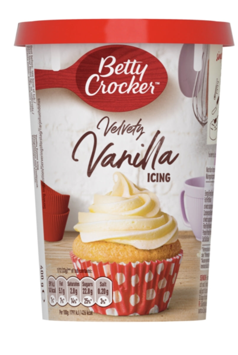 Betty Crocker Velvety Vanilla Icing 400G