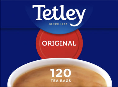 Tetley Original 120 Teabags 375G