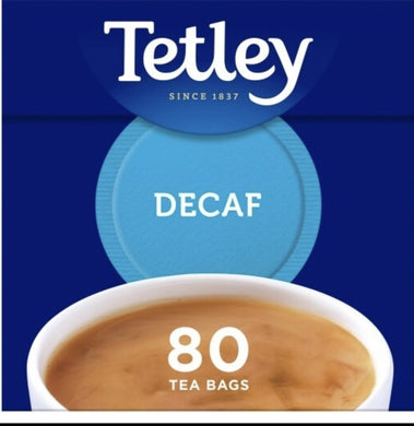 Tetley Decaffeinated 80 Teabags 250G