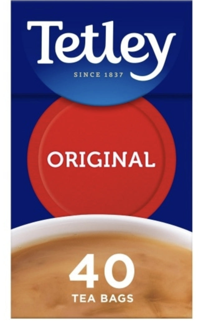 Tetley 40 Teabags 125G