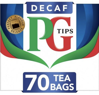 Pg Tips Decaffeinated 70 Tea Bags 203G