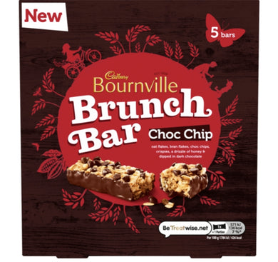 Cadburys Bournville Brunch Bar Chocolate Chip 5X32g