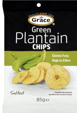 Grace Green Plantain Chips Salted 85G