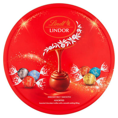 Lindt Lindor Assorted Chocolate Selection Tin 450G