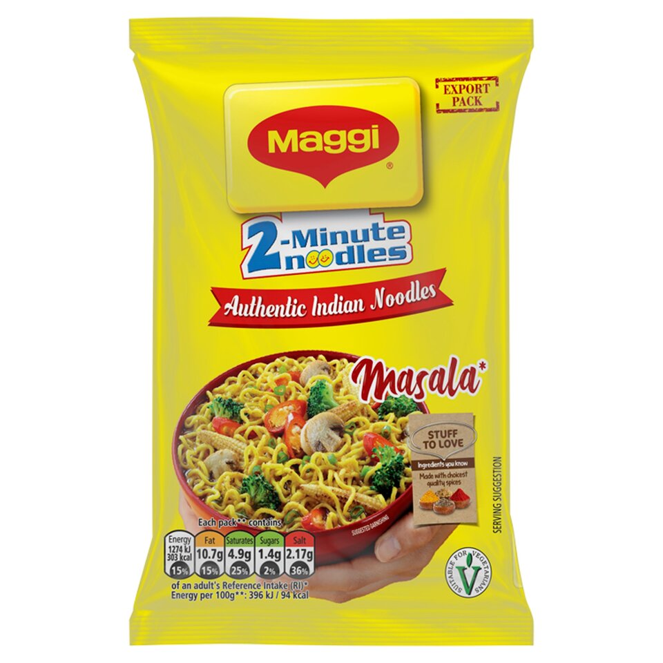Maggi 2 Minute Masala Spicy Noodles 70G