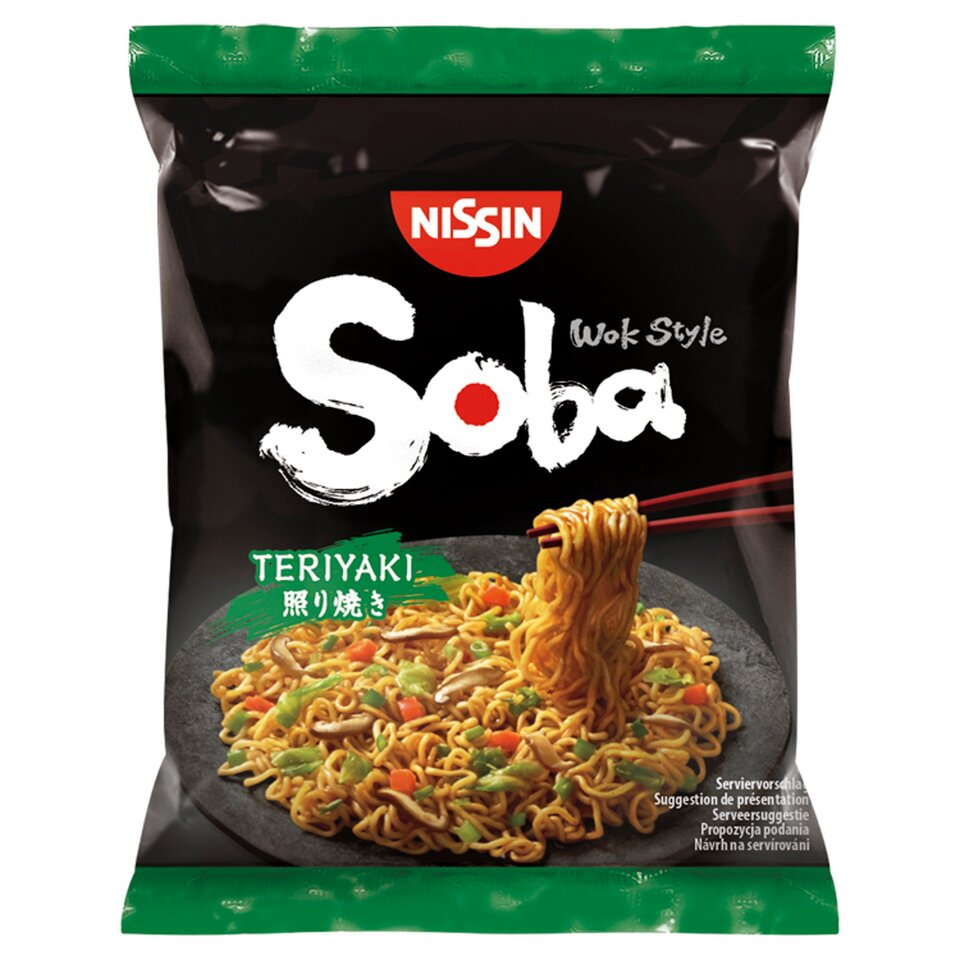 Nissin Wok Style Soba Noodles Teriyaki 110G