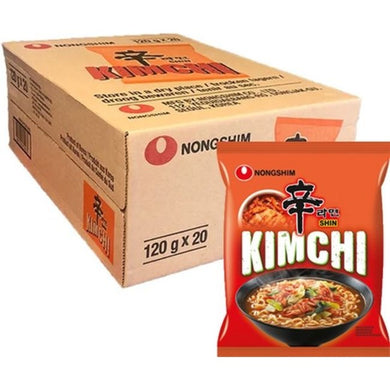 nongshim kimchi noodle soup 20x120g