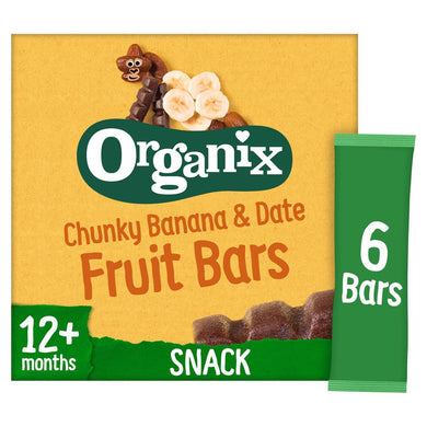 Organix Banana & Date 6 X 17G