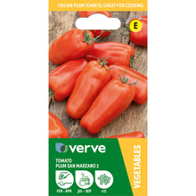 Tomato 'Plum San Marzano 2' Vegetable Seeds