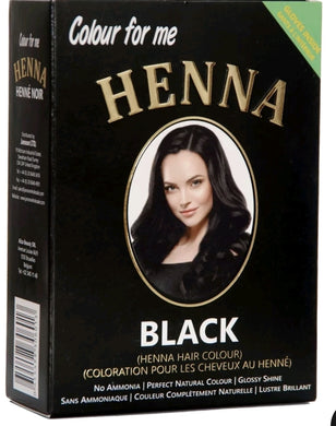 Colour for Me Henna Black . HAIR DYE PERMANENTLY IN BLACK